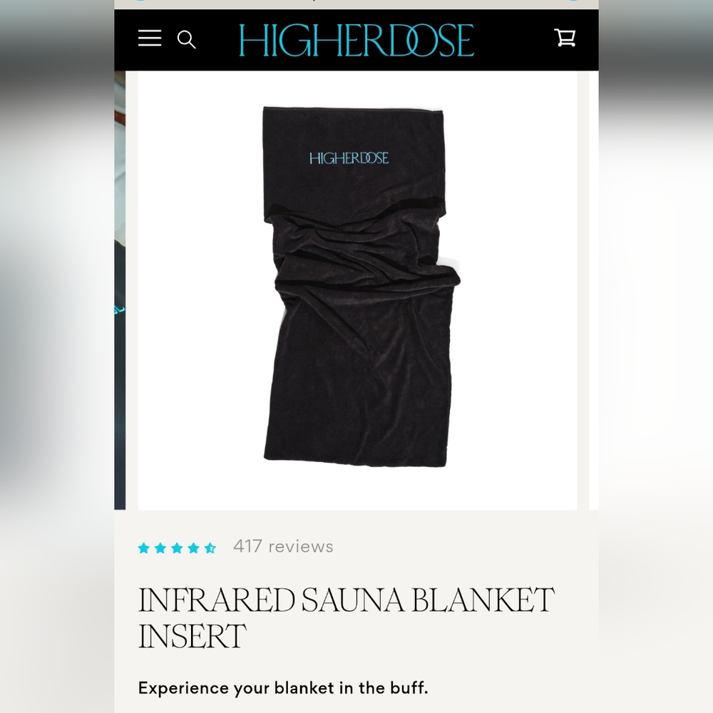 Like New Higher Dose Sauna Blanket Insert